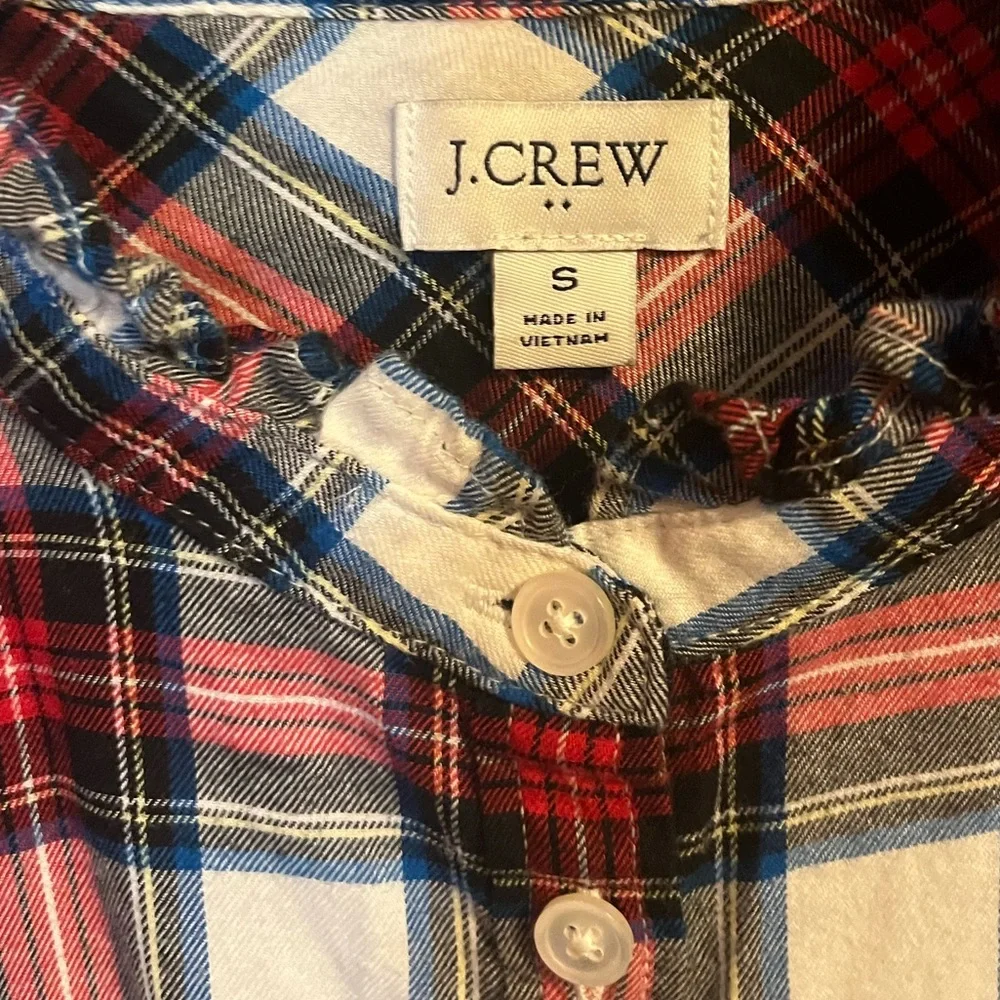 J.Crew plaid flannel shirt